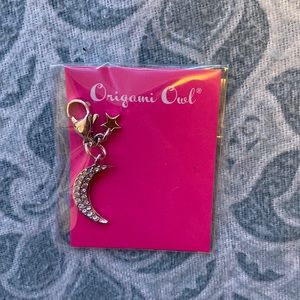Origami owl moon and star charm